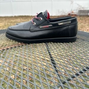 COOGI Australia Men's Size 10 Flat Boat Style Shoes Vegan Leather Lace Up CMF343